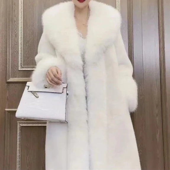 Long Faux Fur Coat