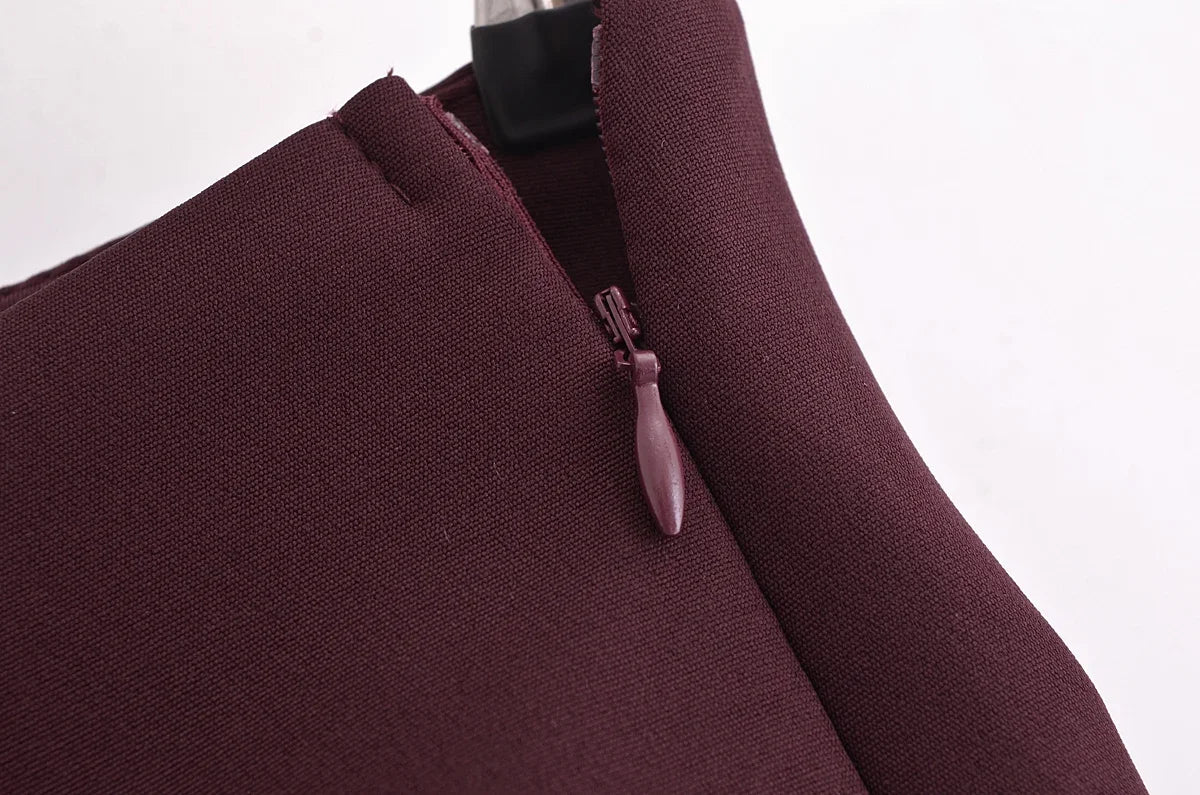 Skort Zipper Mini Shorts