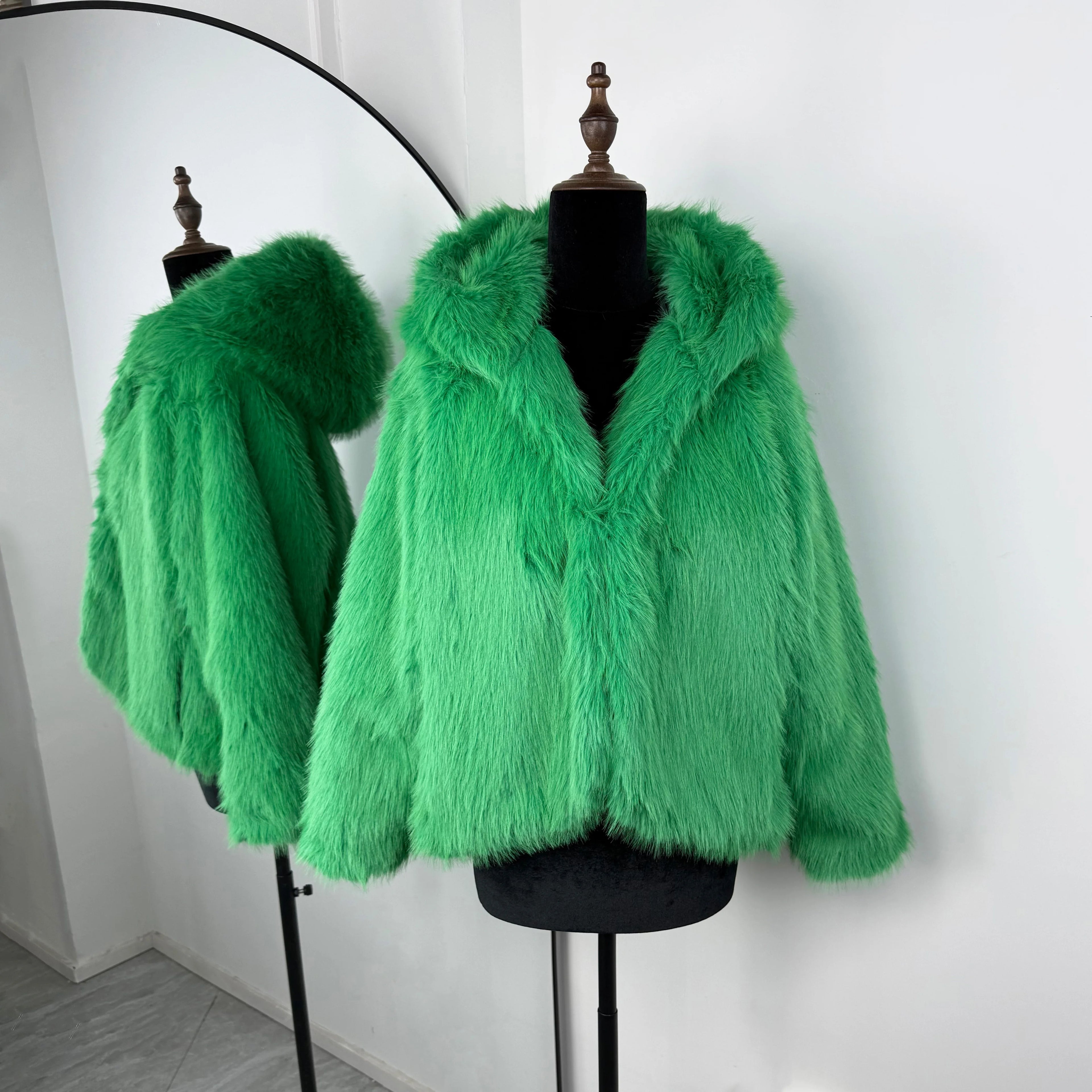 Puffer Fur Coat