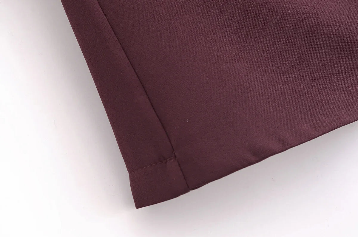 Skort Zipper Mini Shorts