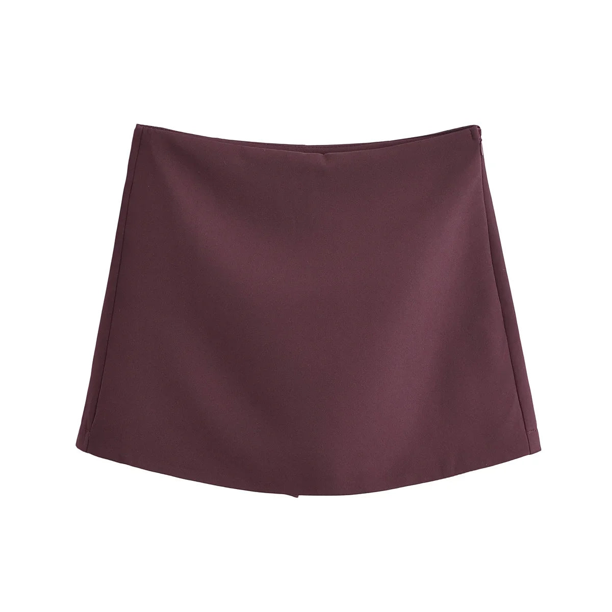 Skort Zipper Mini Shorts