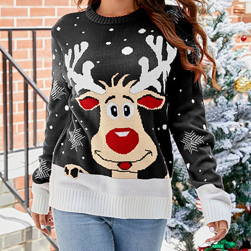 Christmas Sweater Cartoon Allover Print